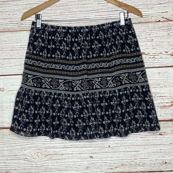 Madewell Artisan Floral Mini Skirt Sz M - Picture 5 of 12